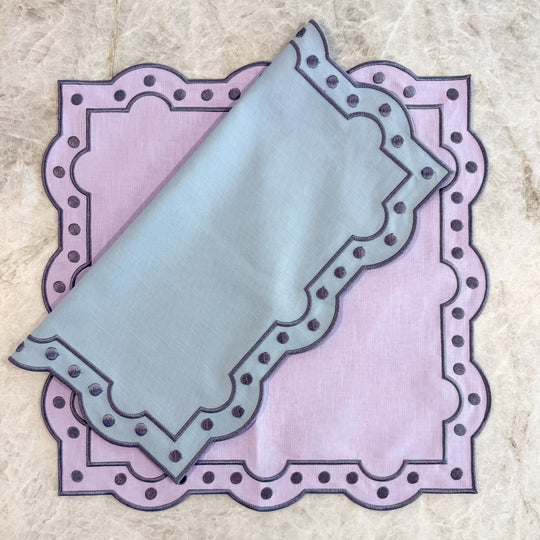 20” Reversible Napkins - Lavender + Mist (set of 2)