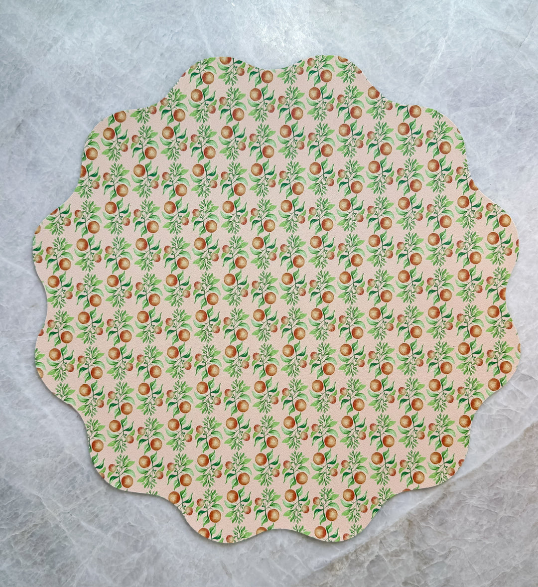 Wipeable Reversible Placemat - Berry Peachy