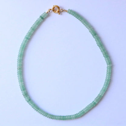 Penelope Beaded Necklace - Sage Green