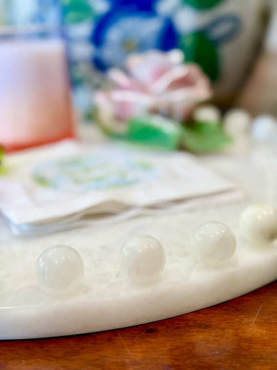 Paris Resin Tray - White