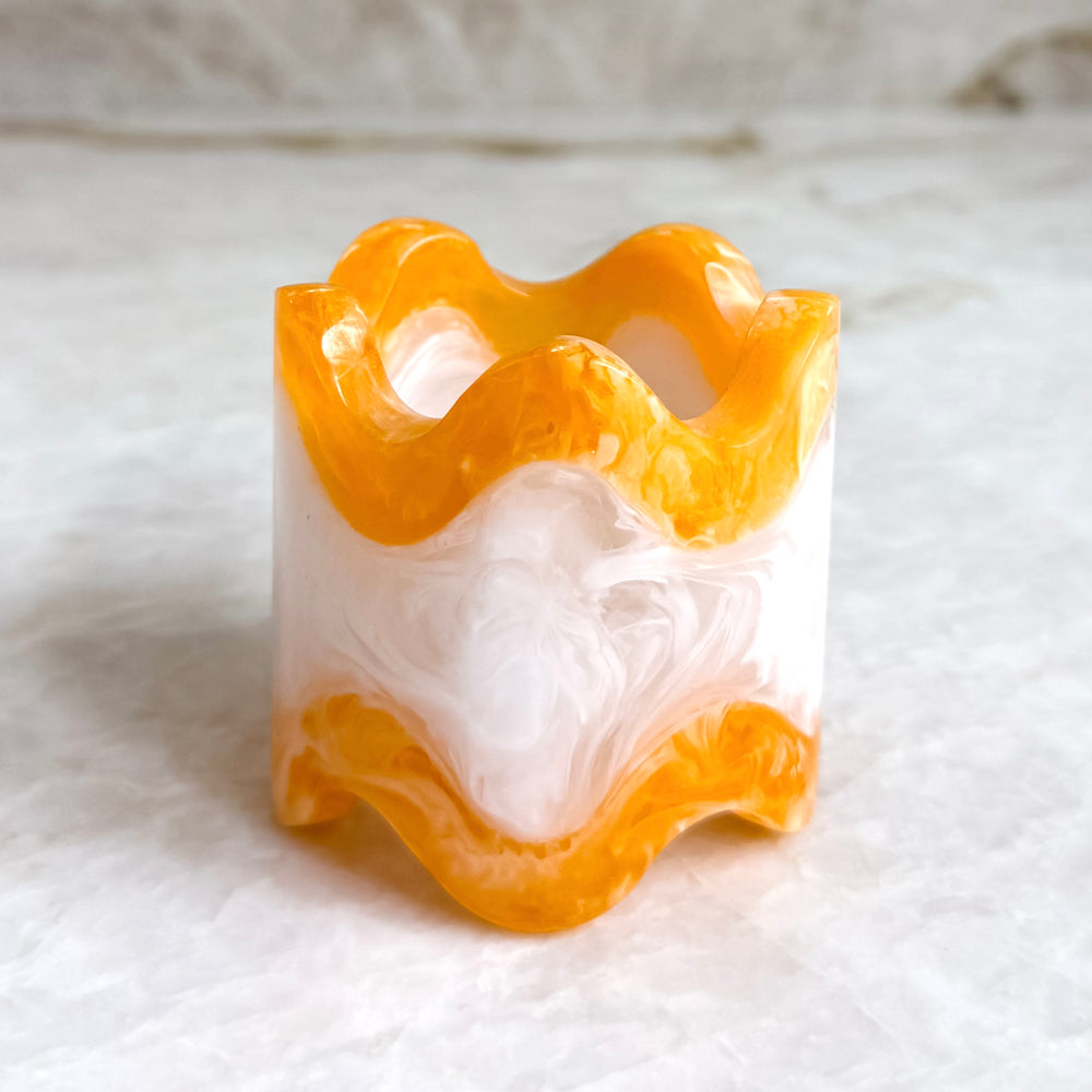 Monterrey Resin Napkin Rings - Frost / Sorbet (set of 2)