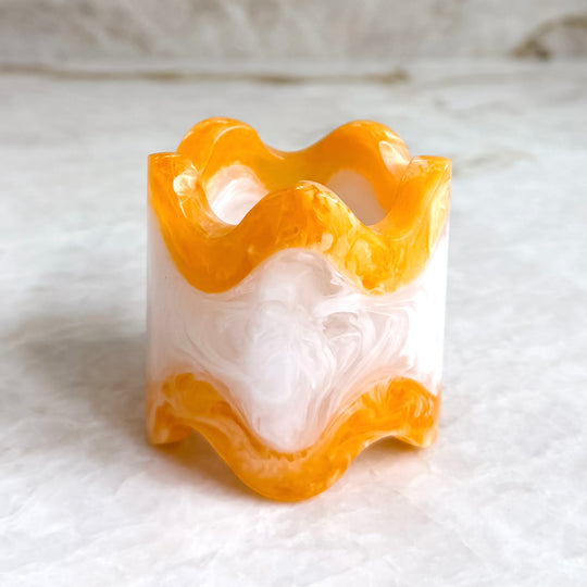 Monterrey Resin Napkin Rings - Frost / Sorbet (set of 2)