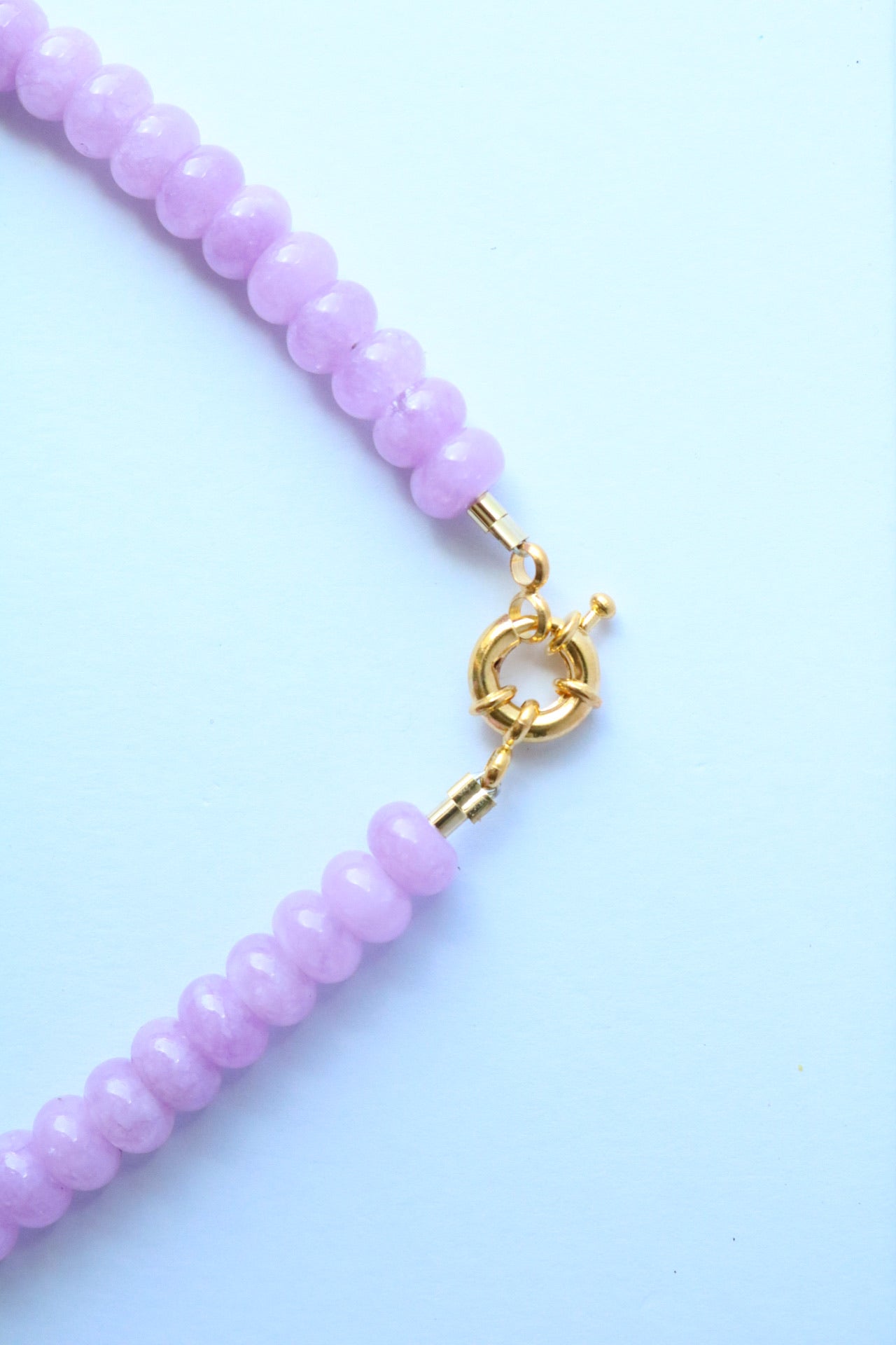 Olivia Beaded Necklace  - Lavender