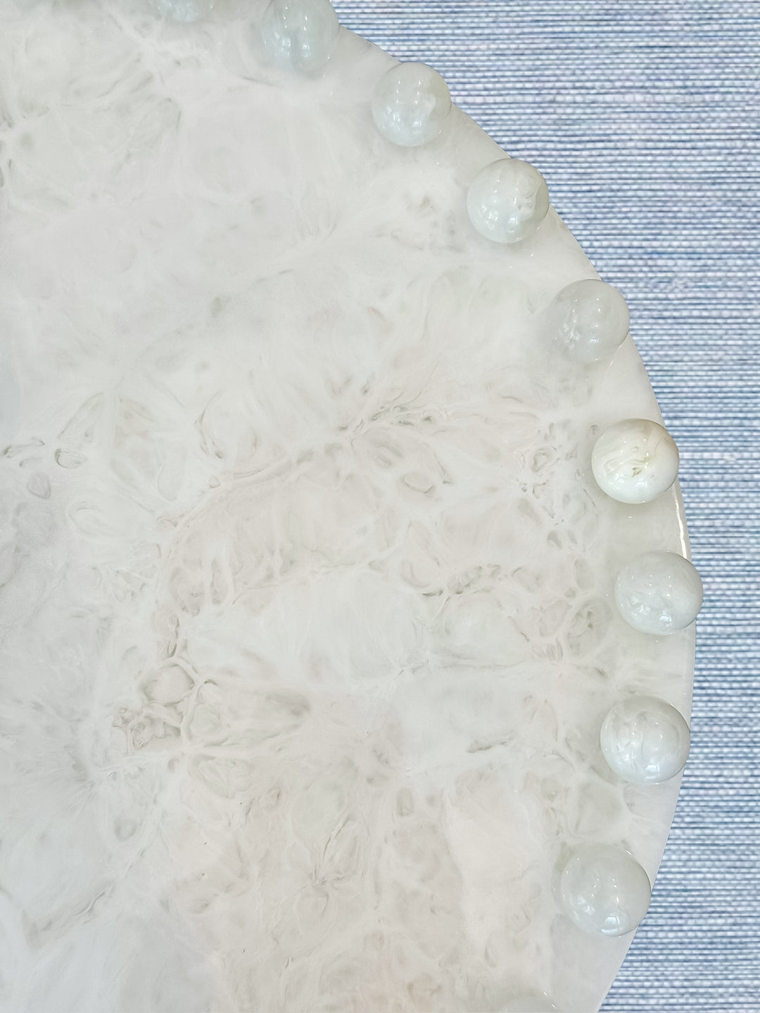 Paris Resin Tray - White