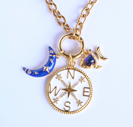 Blue Moon Charm