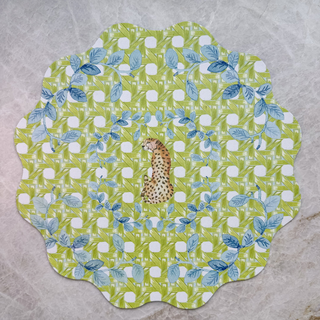 Wipeable Reversible Placemat - Jungle Lux
