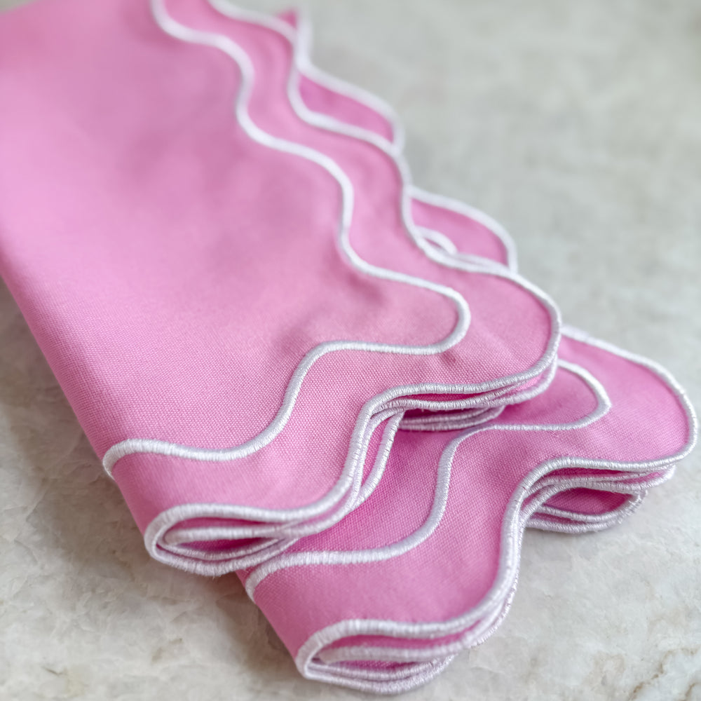 21” Napkins - Rosé pink (set of 2)