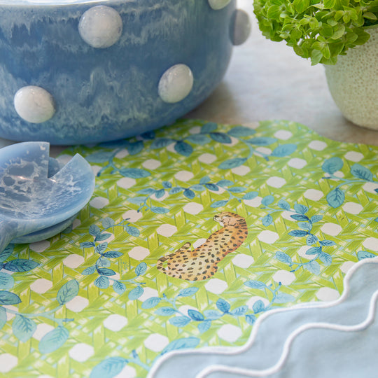 Wipeable Reversible Placemat - Jungle Lux