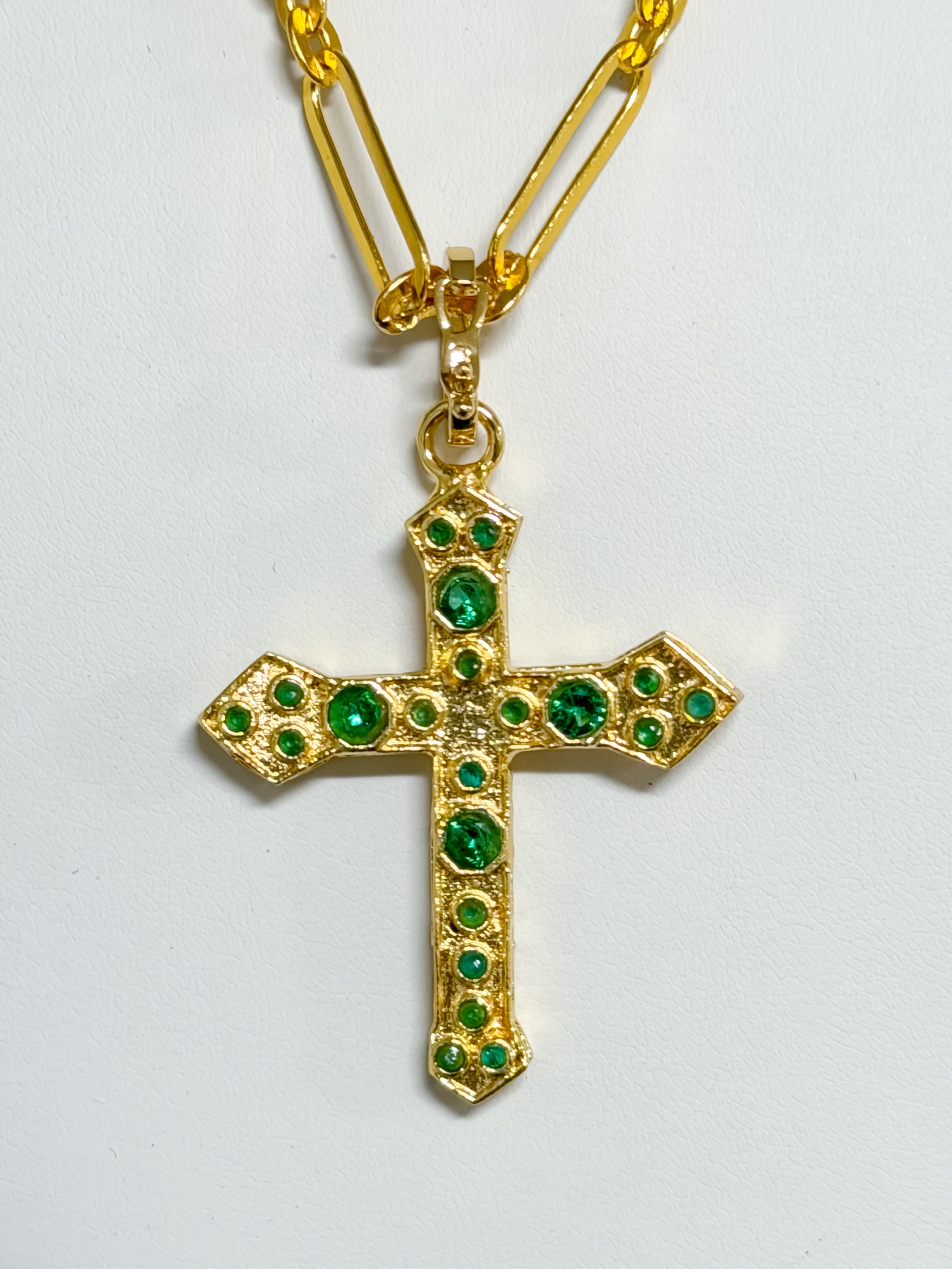 その他 18k Gold Pendant Claire Cross Pendant – RoRo Designs