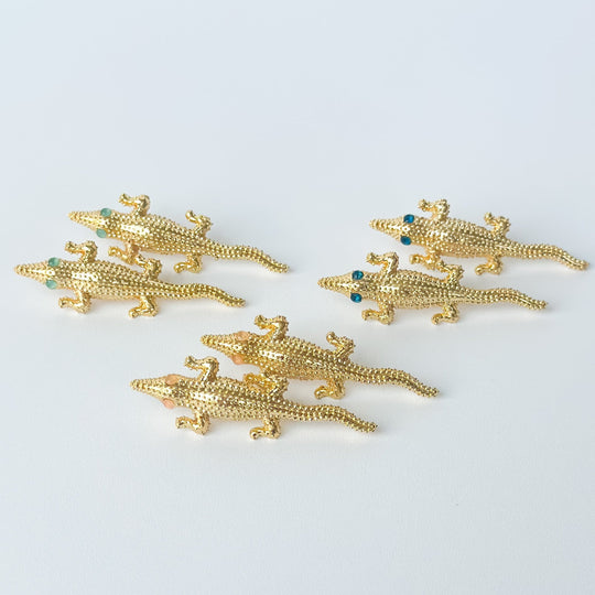 Courtney Alligator Statement Earring