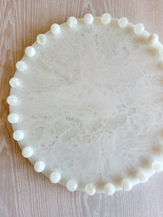 Paris Resin Tray - White