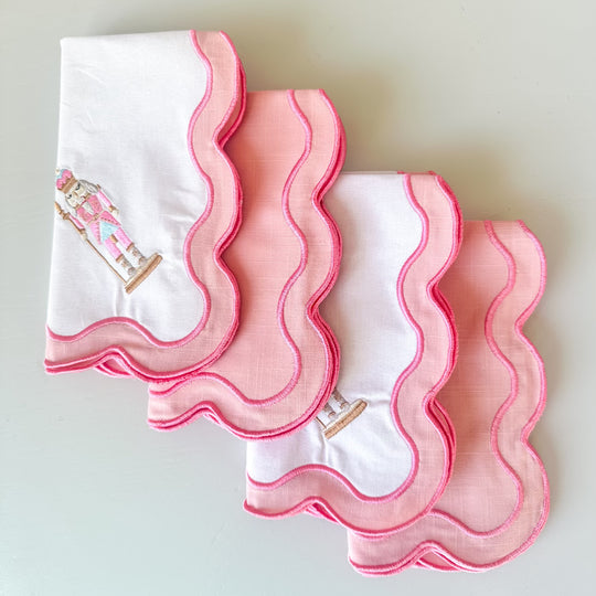 Reversible Napkin - Pink Nutcracker